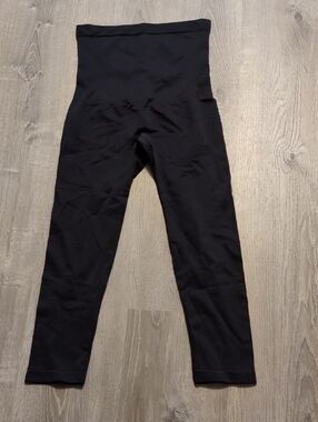 Shapermint Essentials Black High Waisted Compression Leggings Size XL